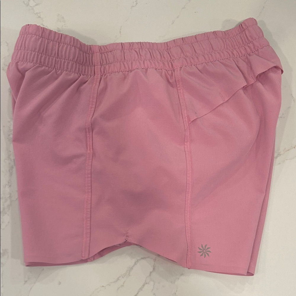 Athleta Girl Pink Running Athletic Shorts - Picture 3 of 5